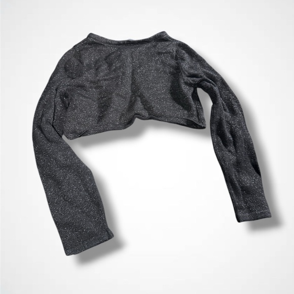 H&M Black Sparkly Cropped Cardigan - Picture 3 of 4